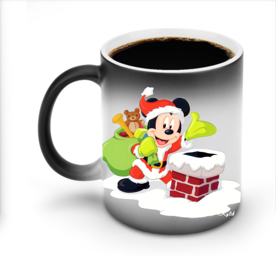 ミッキーマウス Mickey Mouse 温度変色マグカップ