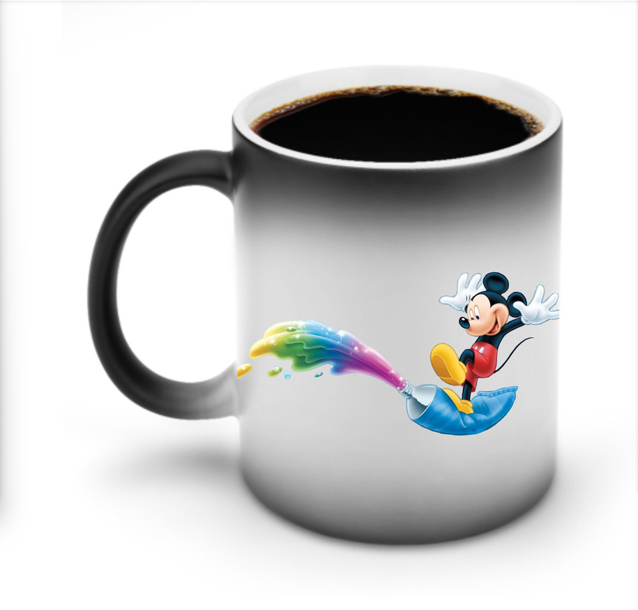 ミッキーマウス Mickey Mouse 温度変色マグカップ