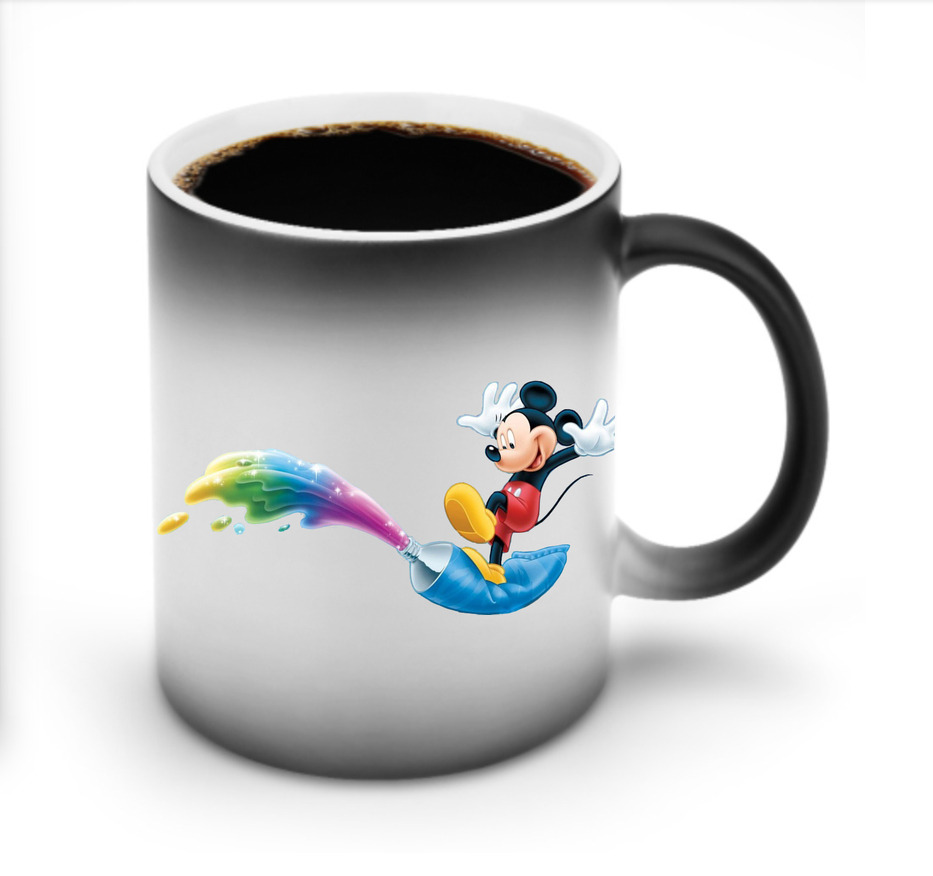 ミッキーマウス Mickey Mouse 温度変色マグカップ