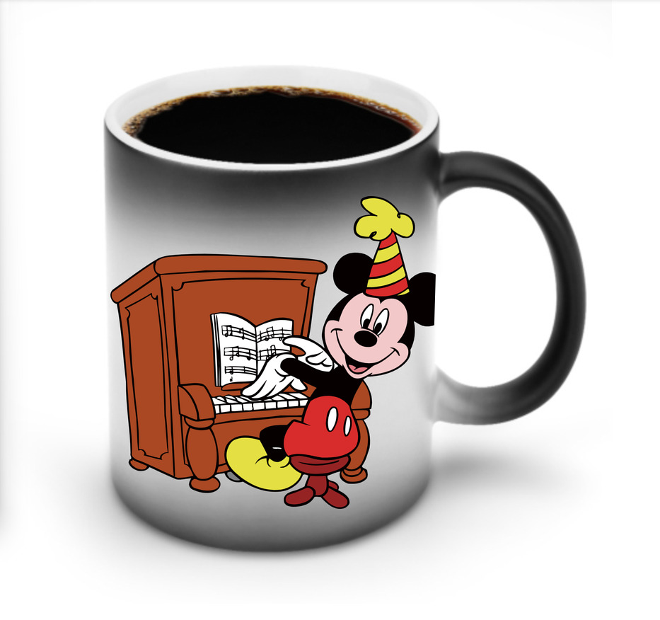 ミッキーマウス Mickey Mouse 温度変色マグカップ
