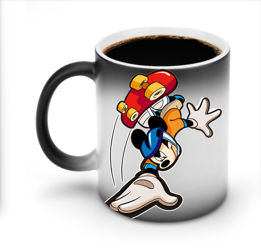 ミッキーマウス Mickey Mouse 温度変色マグカップ