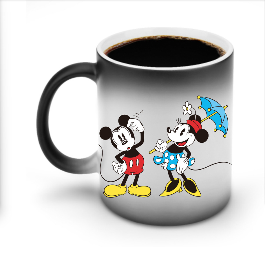 ミッキーマウス Mickey Mouse 温度変色マグカップ