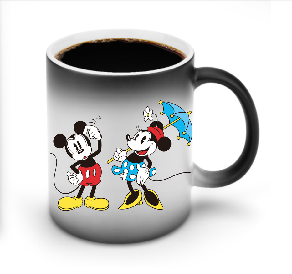 ミッキーマウス Mickey Mouse 温度変色マグカップ
