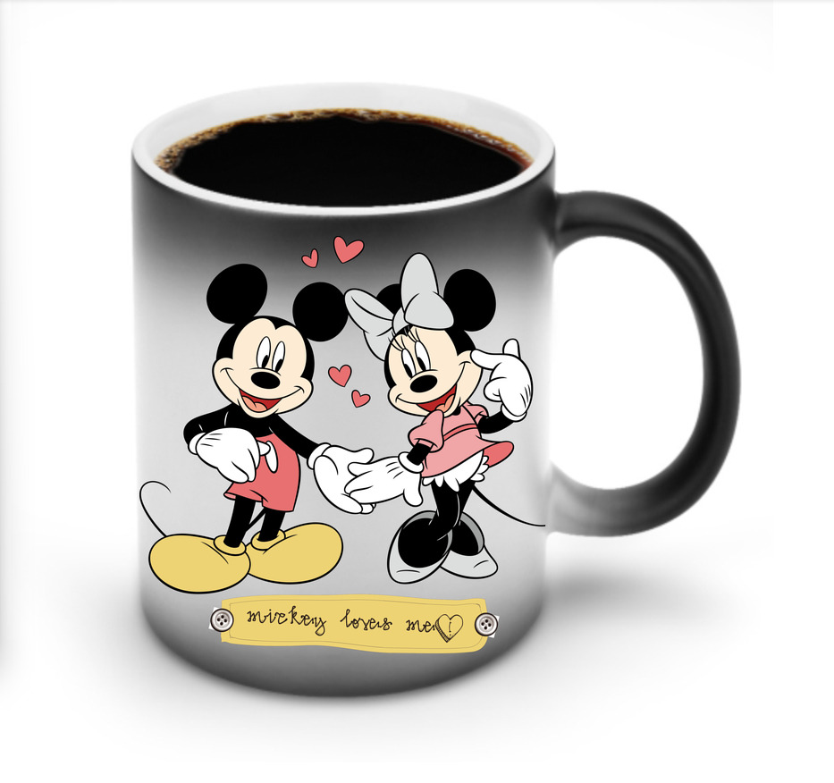 ミッキーマウス Mickey Mouse 温度変色マグカップ