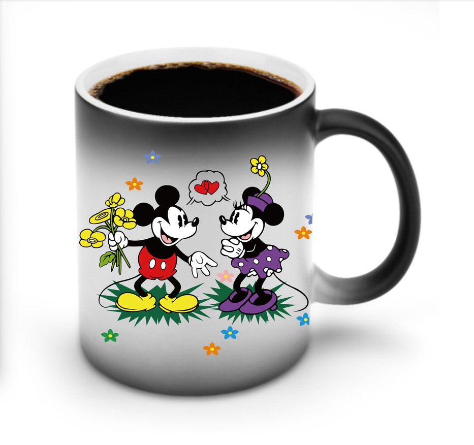 ミッキーマウス Mickey Mouse 温度変色マグカップ