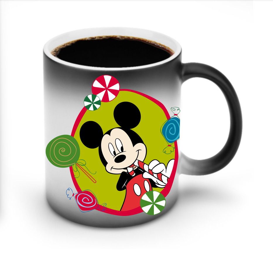 ミッキーマウス Mickey Mouse 温度変色マグカップ