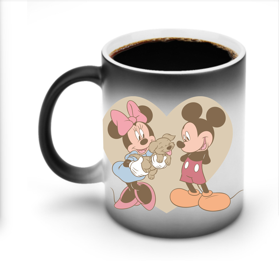 ミッキーマウス Mickey Mouse 温度変色マグカップ