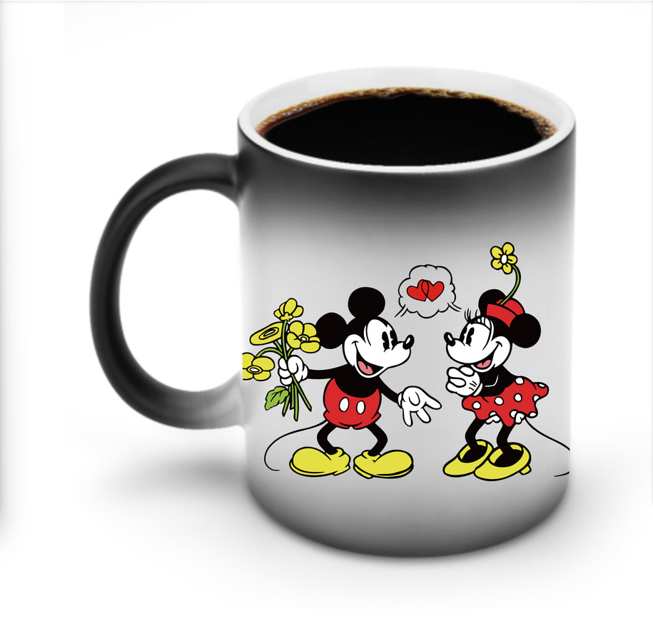 ミッキーマウス Mickey Mouse 温度変色マグカップ