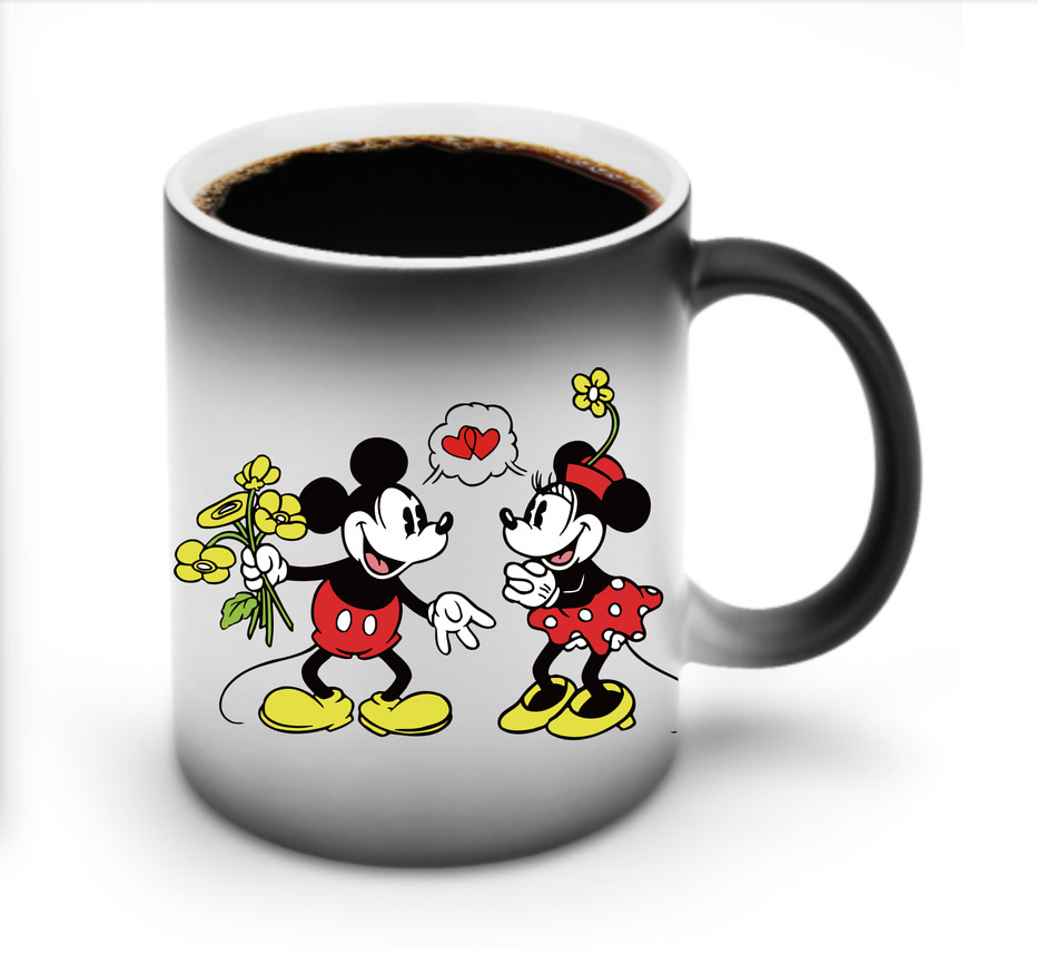ミッキーマウス Mickey Mouse 温度変色マグカップ
