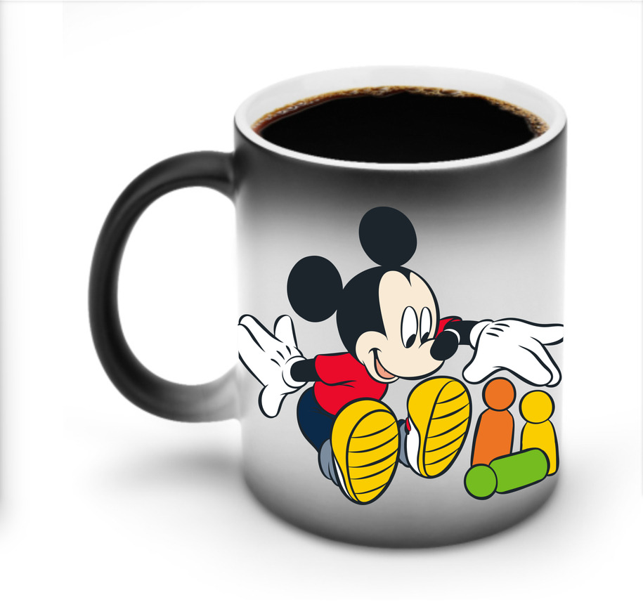 ミッキーマウス Mickey Mouse 温度変色マグカップ