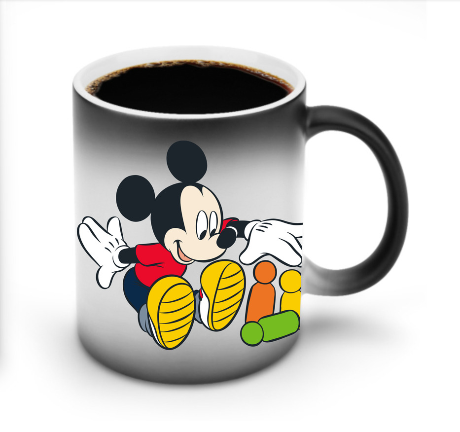 ミッキーマウス Mickey Mouse 温度変色マグカップ