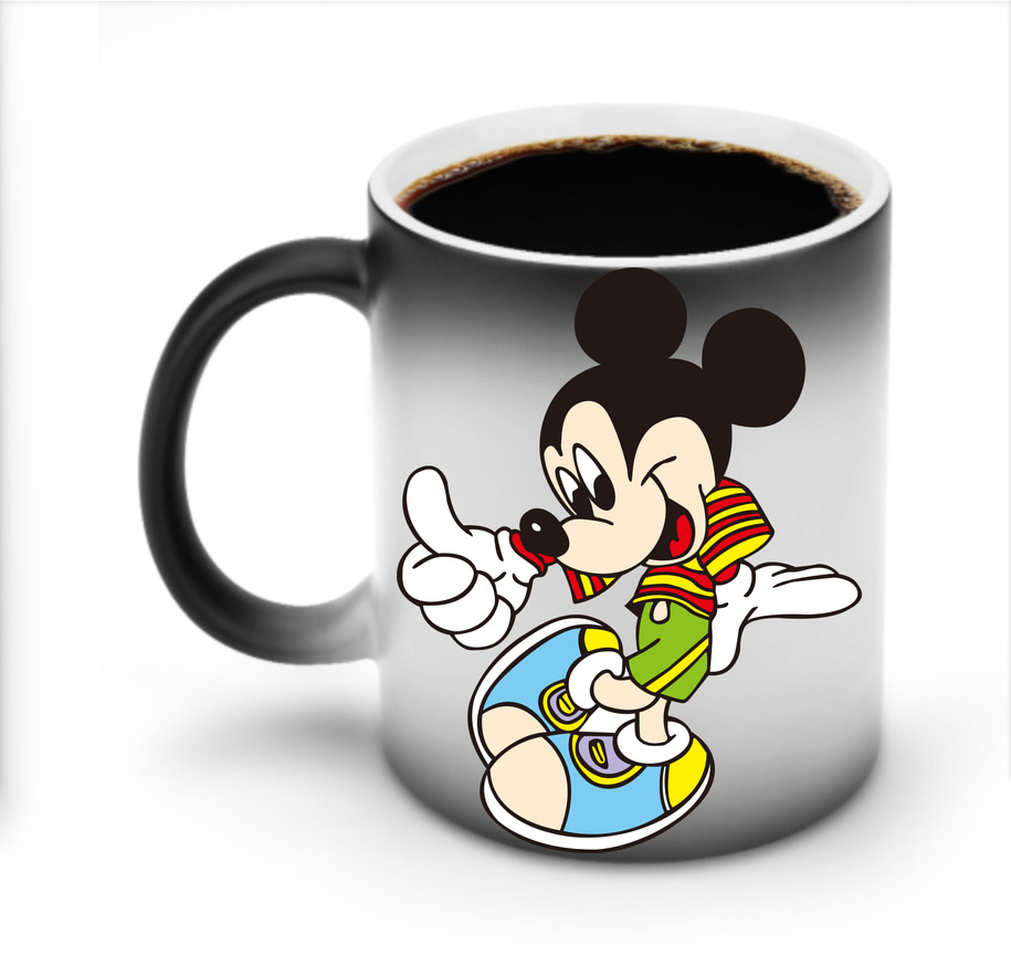 ミッキーマウス Mickey Mouse 温度変色マグカップ