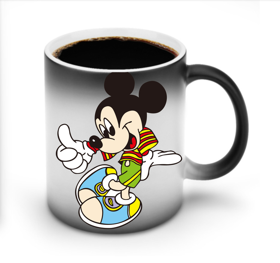 ミッキーマウス Mickey Mouse 温度変色マグカップ