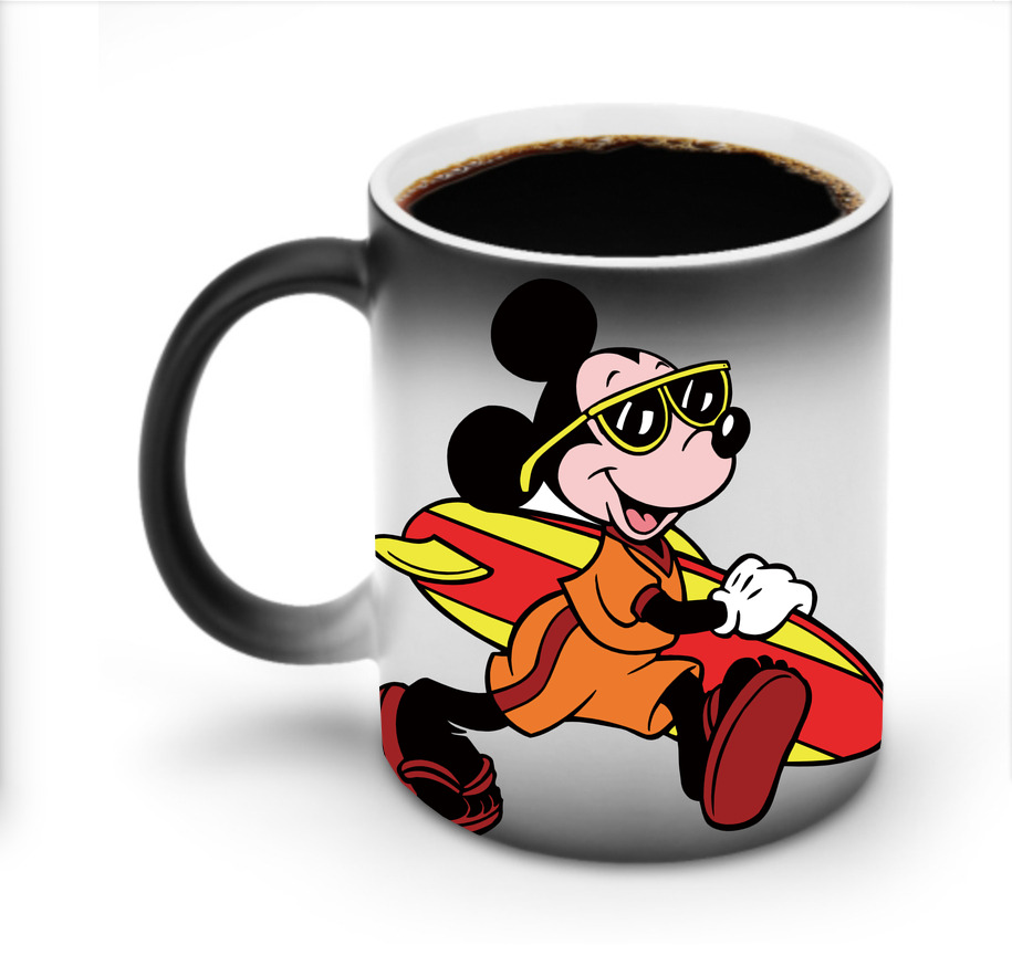 ミッキーマウス Mickey Mouse 温度変色マグカップ