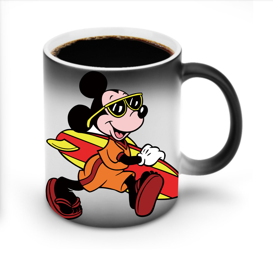 ミッキーマウス Mickey Mouse 温度変色マグカップ