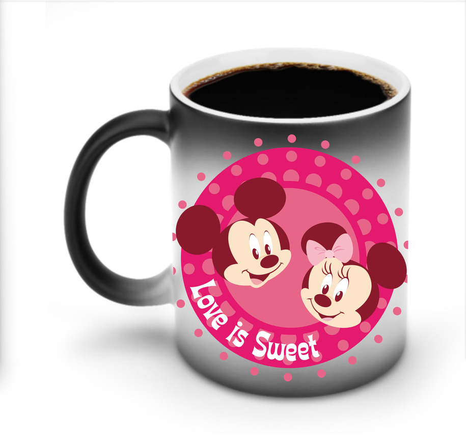 ミッキーマウス Mickey Mouse 温度変色マグカップ