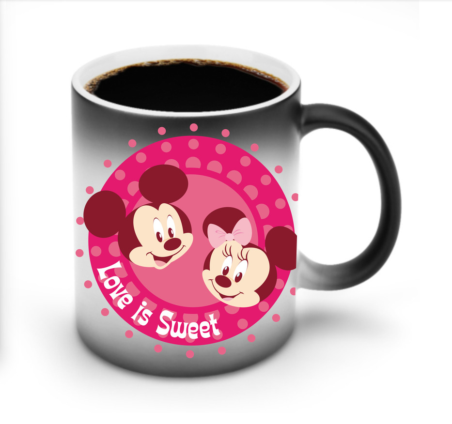 ミッキーマウス Mickey Mouse 温度変色マグカップ