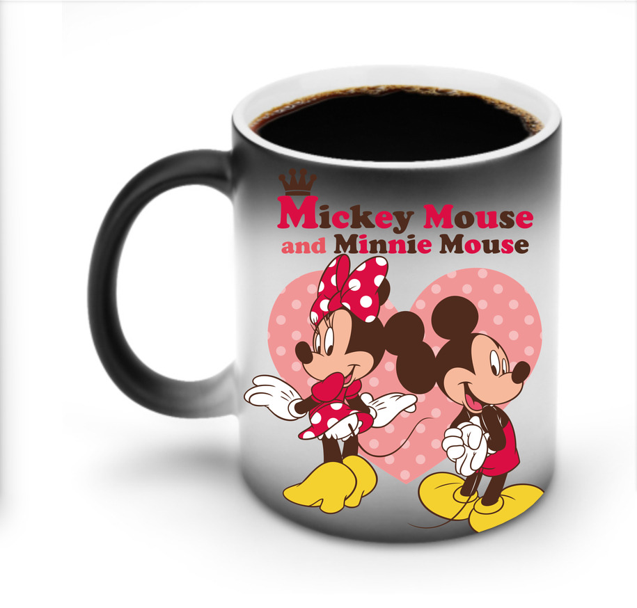 ミッキーマウス Mickey Mouse 温度変色マグカップ