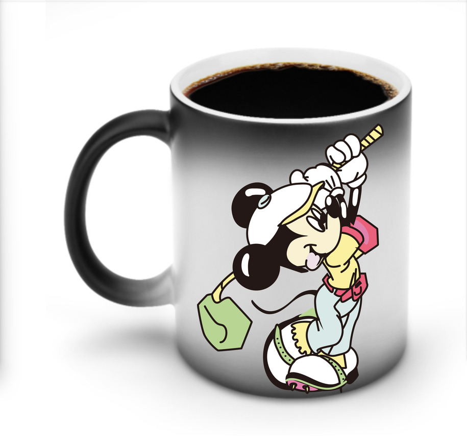 ミッキーマウス Mickey Mouse 温度変色マグカップ