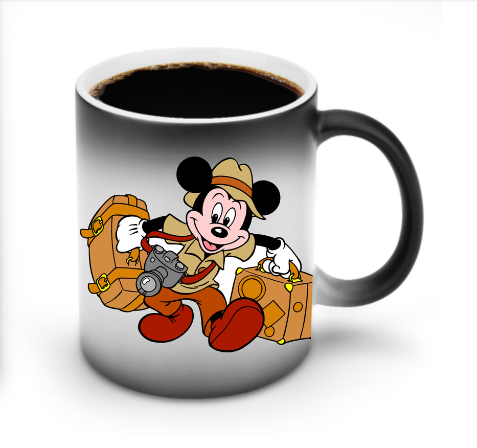 ミッキーマウス Mickey Mouse 温度変色マグカップ