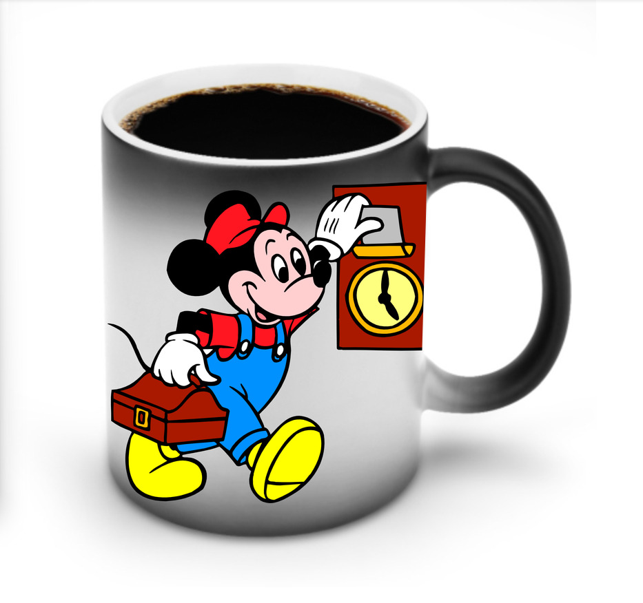 （画像用） ミッキーマウス Mickey Mouse 温度変色マグカップ