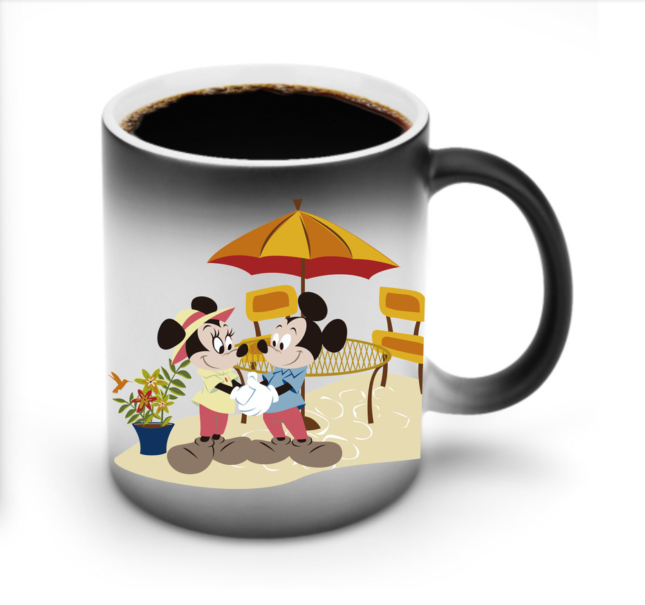 ミッキーマウス Mickey Mouse 温度変色マグカップ