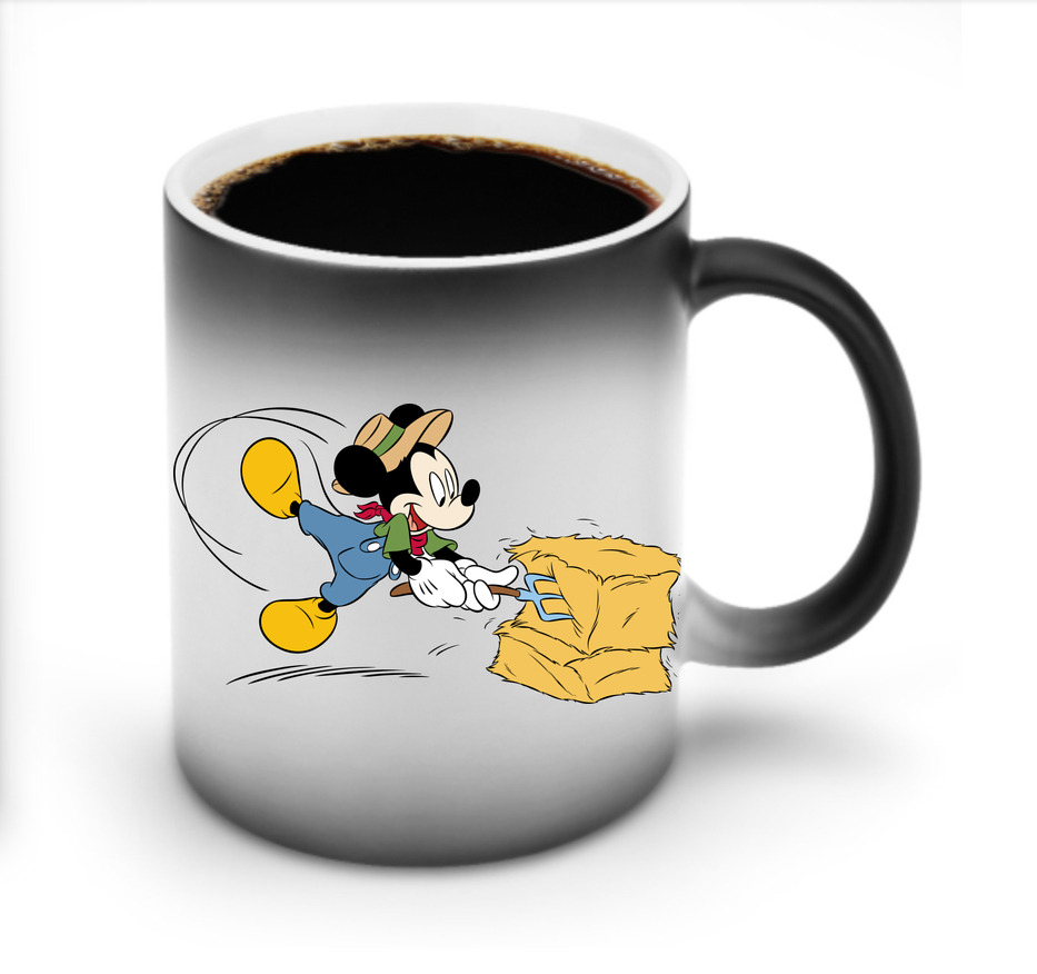ミッキーマウス Mickey Mouse 温度変色マグカップ
