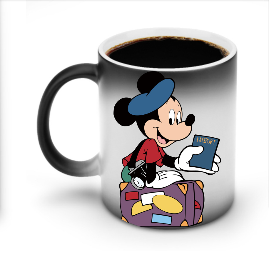 ミッキーマウス Mickey Mouse 温度変色マグカップ