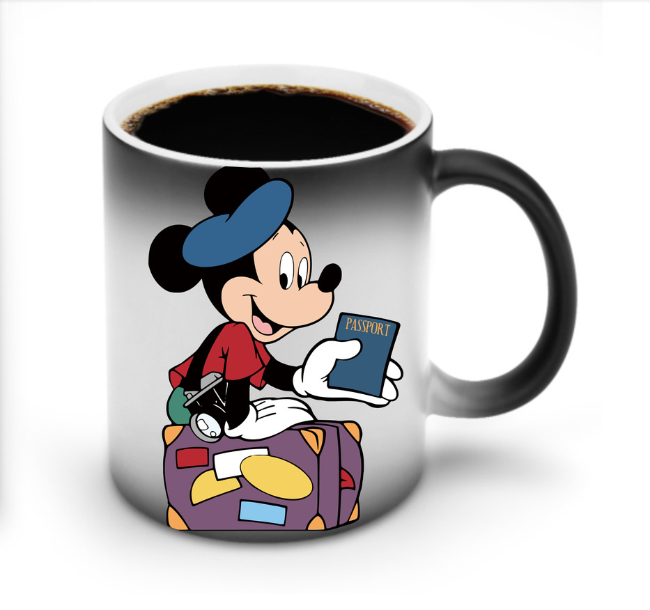 ミッキーマウス Mickey Mouse 温度変色マグカップ