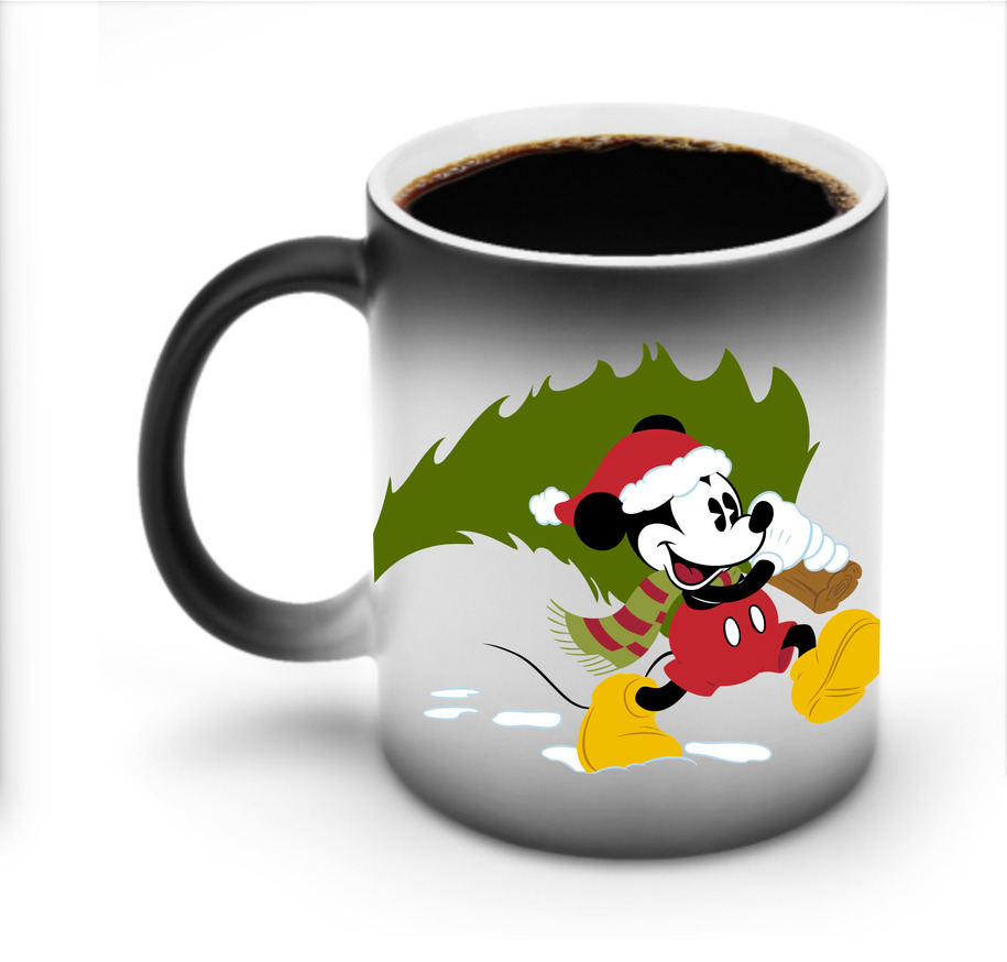 ミッキーマウス Mickey Mouse 温度変色マグカップ