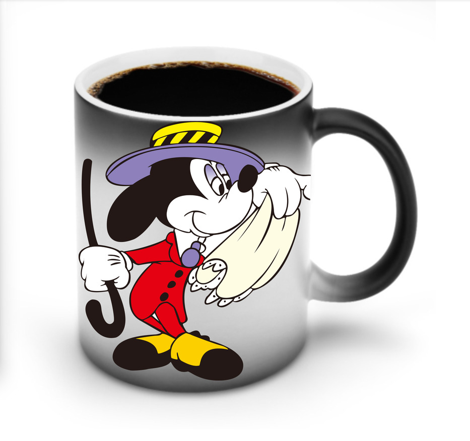 ミッキーマウス Mickey Mouse 温度変色マグカップ