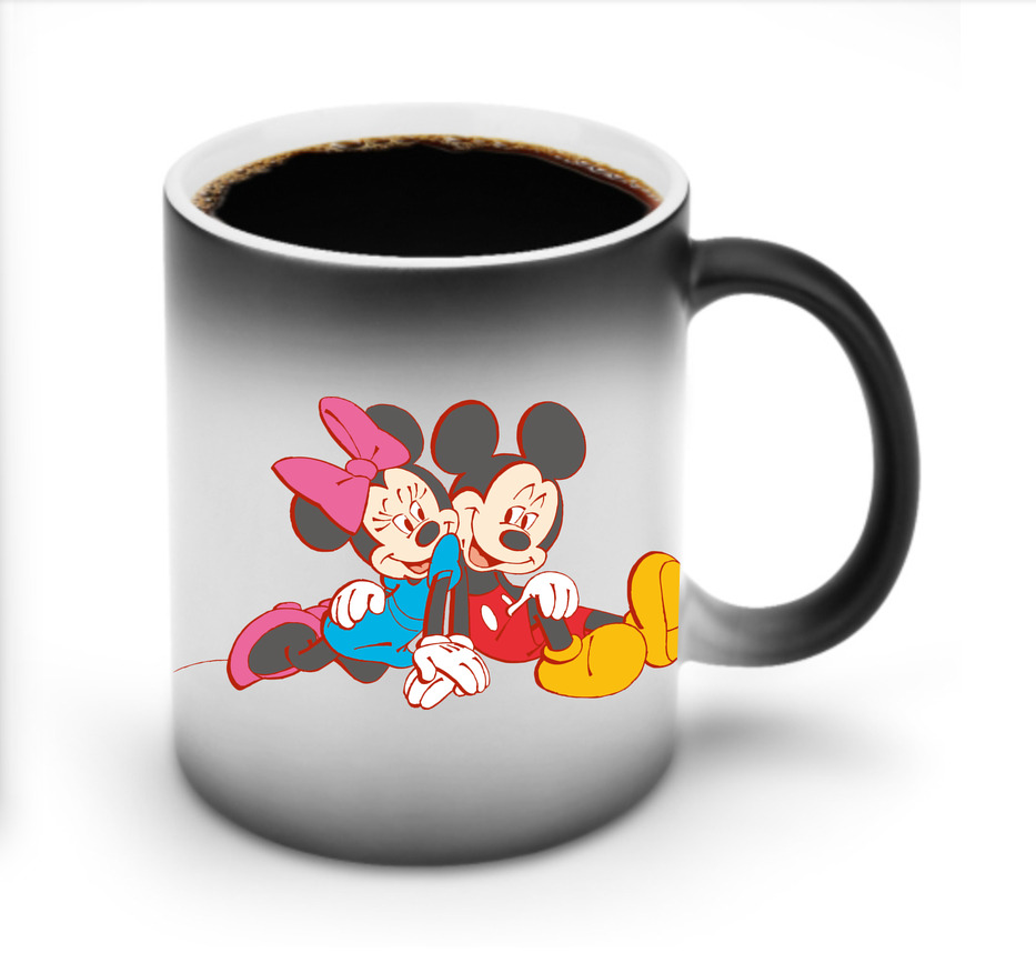 ミッキーマウス Mickey Mouse 温度変色マグカップ