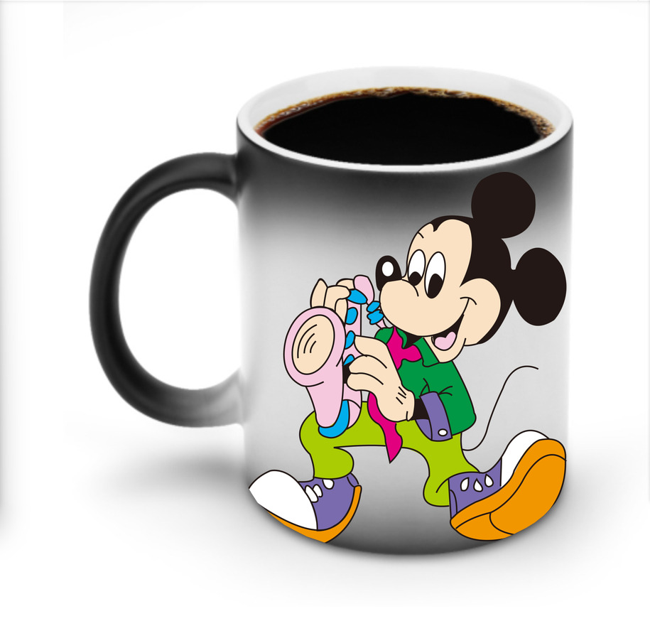ミッキーマウス Mickey Mouse 温度変色マグカップ