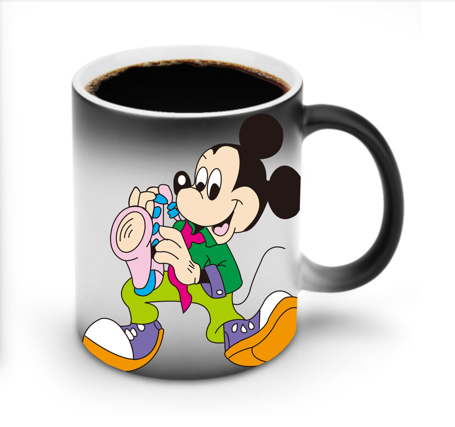 ミッキーマウス Mickey Mouse 温度変色マグカップ