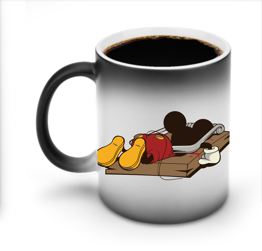 ミッキーマウス Mickey Mouse 温度変色マグカップ