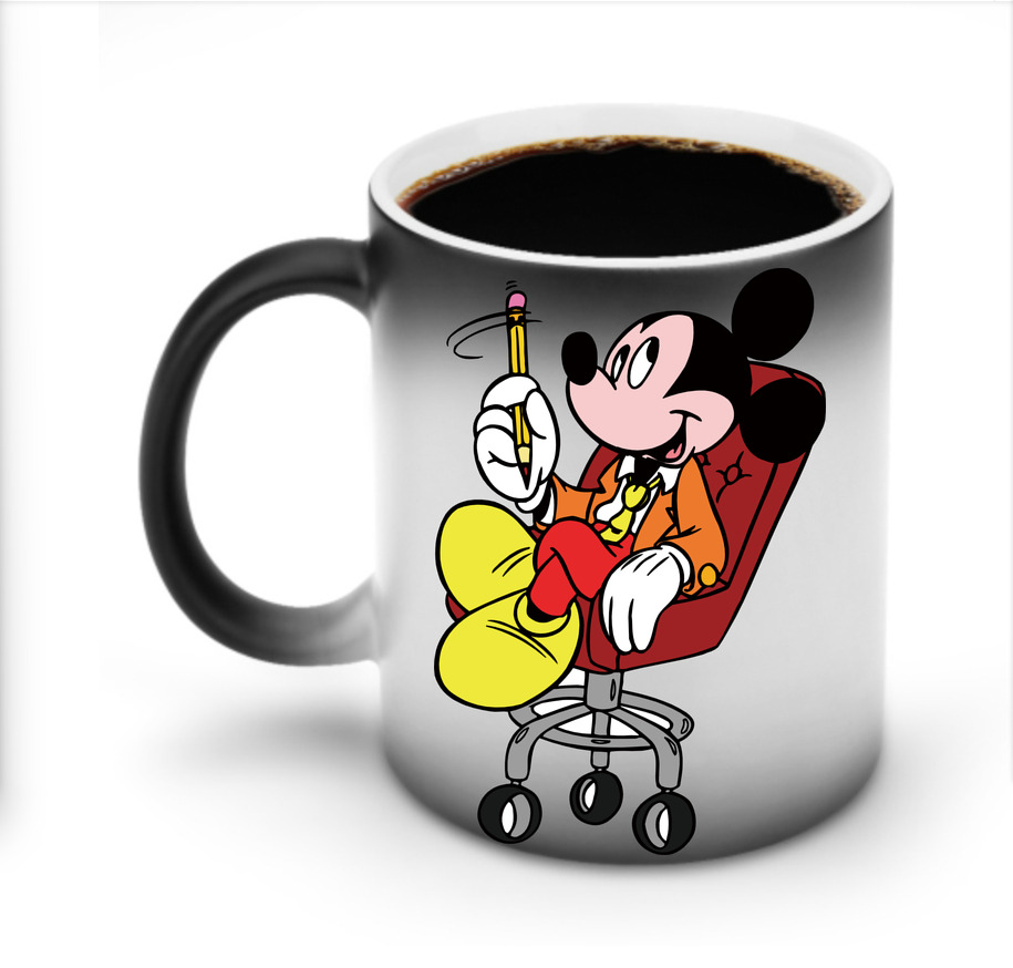 ミッキーマウス Mickey Mouse 温度変色マグカップ