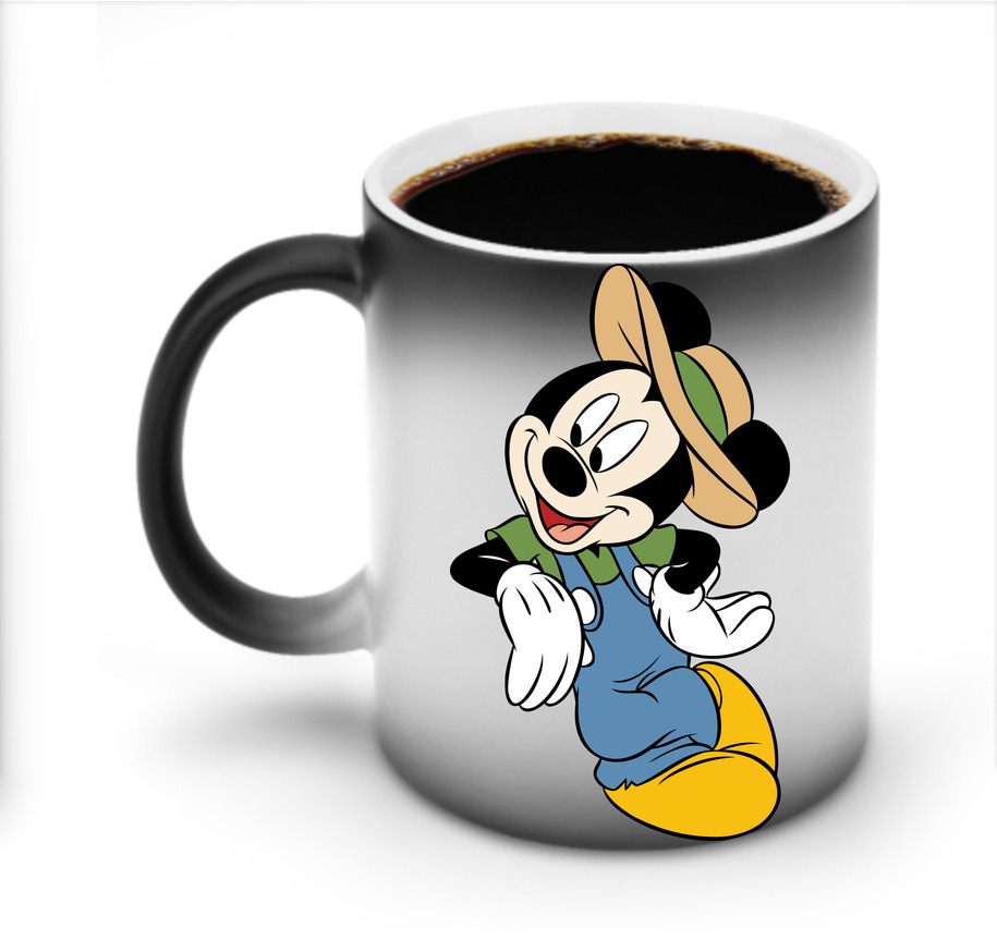 ミッキーマウス Mickey Mouse 温度変色マグカップ