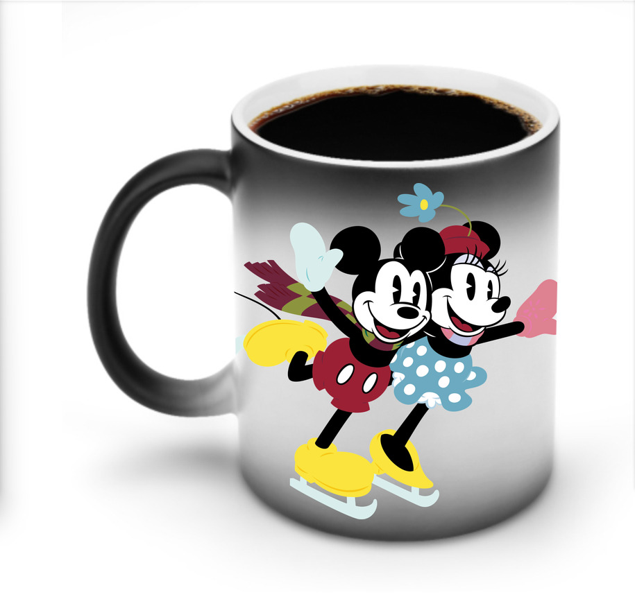 ミッキーマウス Mickey Mouse 温度変色マグカップ
