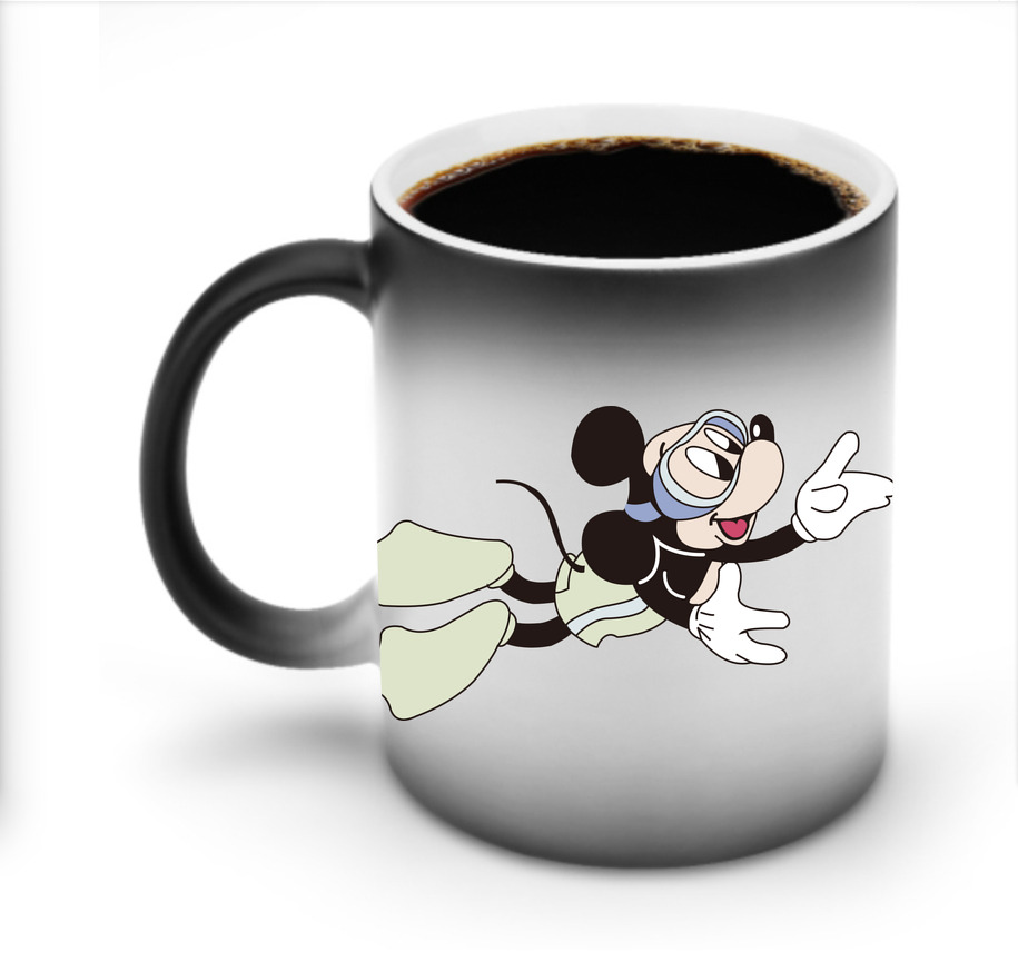 ミッキーマウス Mickey Mouse 温度変色マグカップ