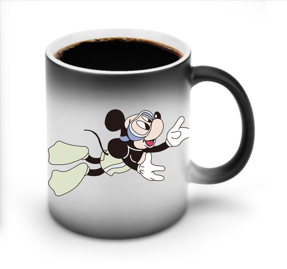 ミッキーマウス Mickey Mouse 温度変色マグカップ
