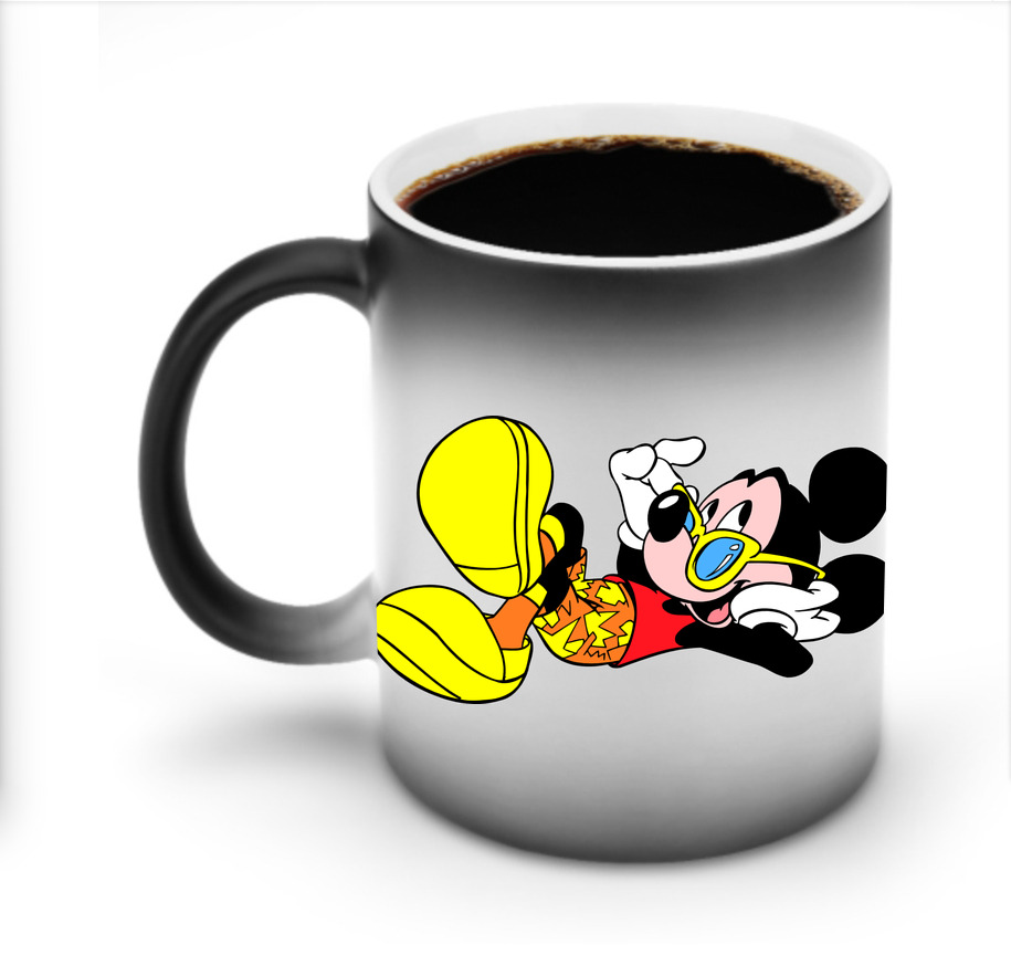 ミッキーマウス Mickey Mouse 温度変色マグカップ