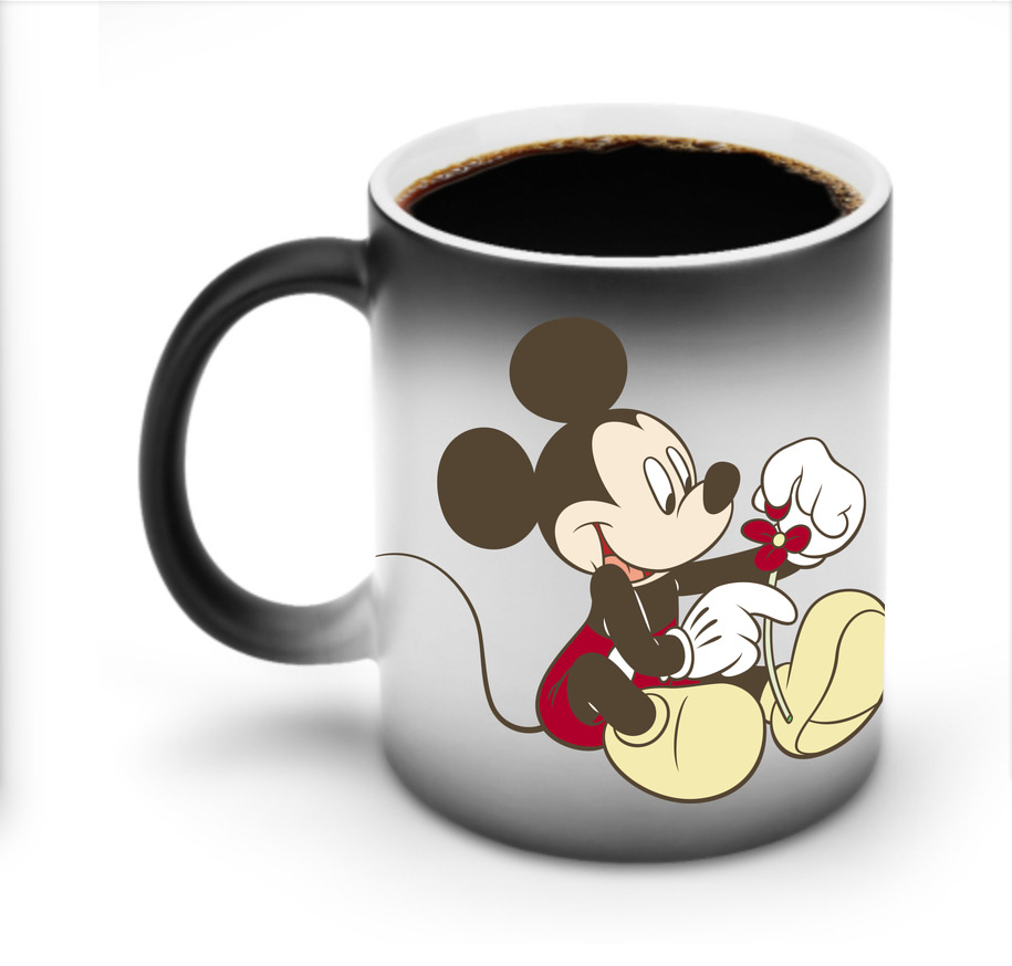 ミッキーマウス Mickey Mouse 温度変色マグカップ
