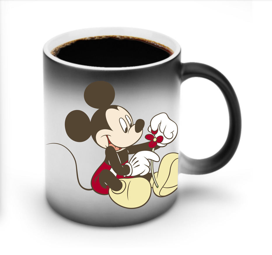 ミッキーマウス Mickey Mouse 温度変色マグカップ