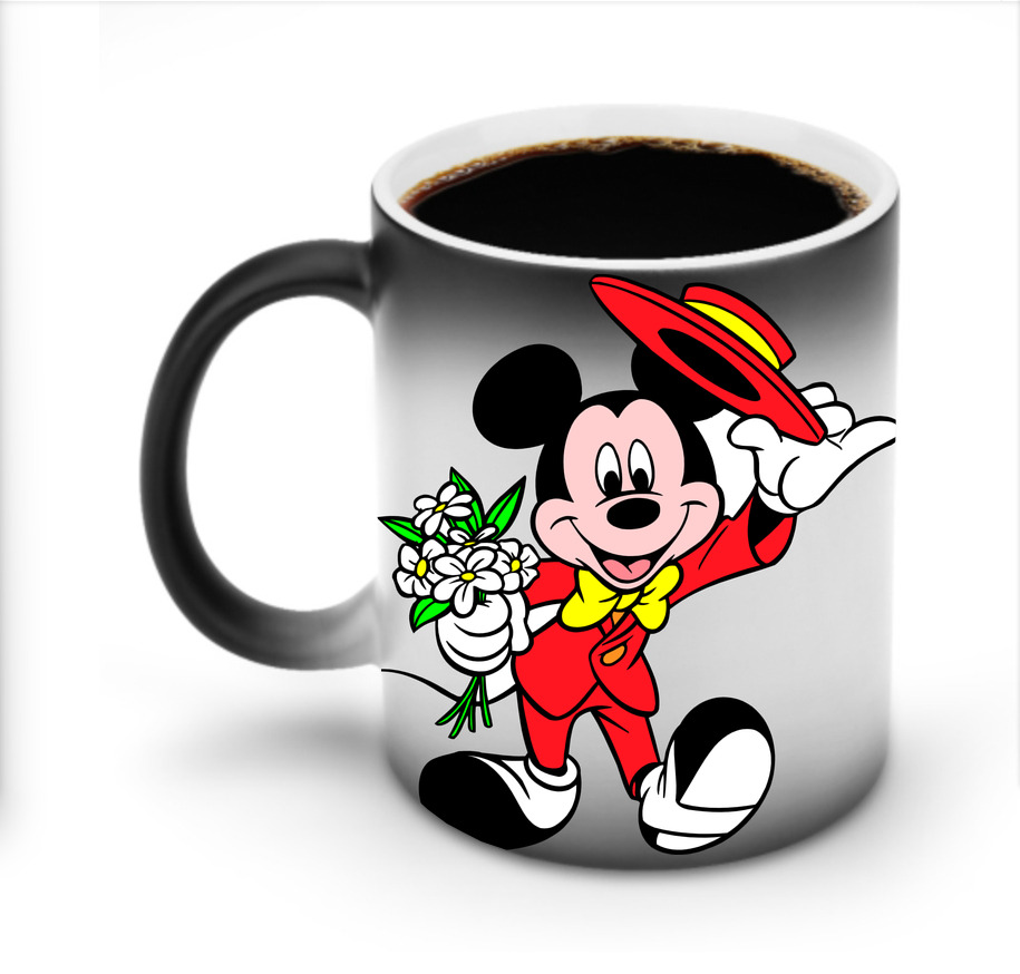 ミッキーマウス Mickey Mouse 温度変色マグカップ