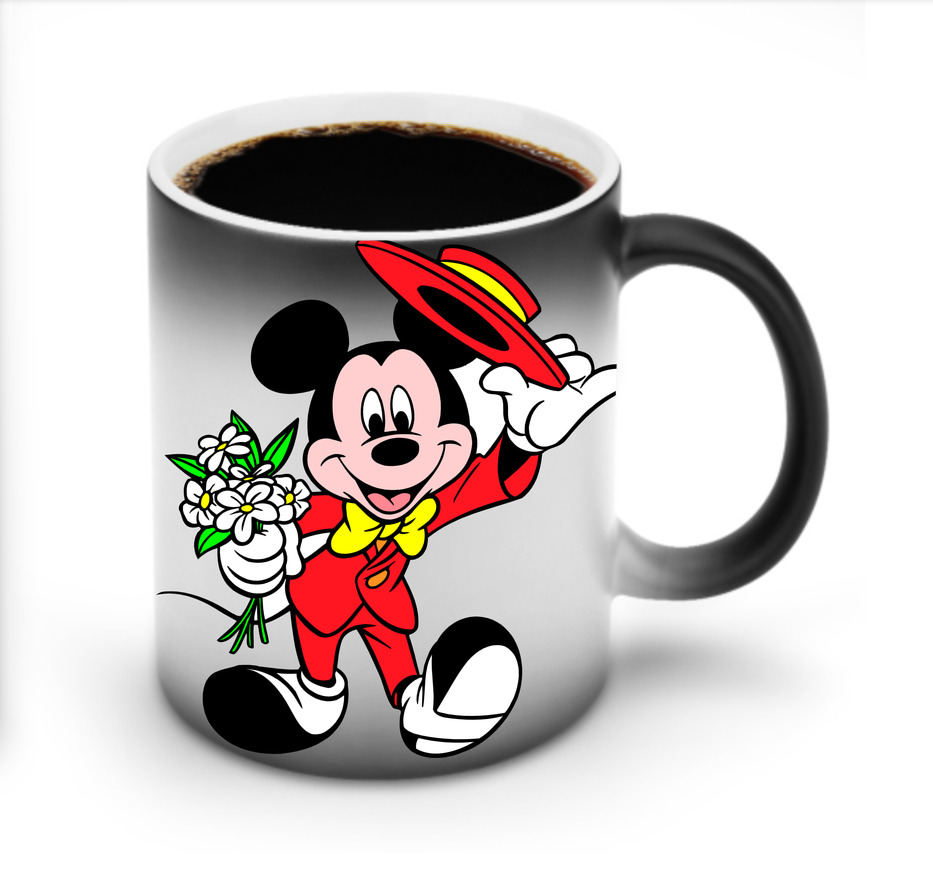 ミッキーマウス Mickey Mouse 温度変色マグカップ