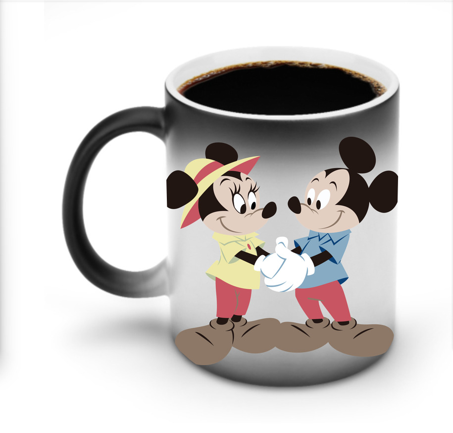 ミッキーマウス Mickey Mouse 温度変色マグカップ