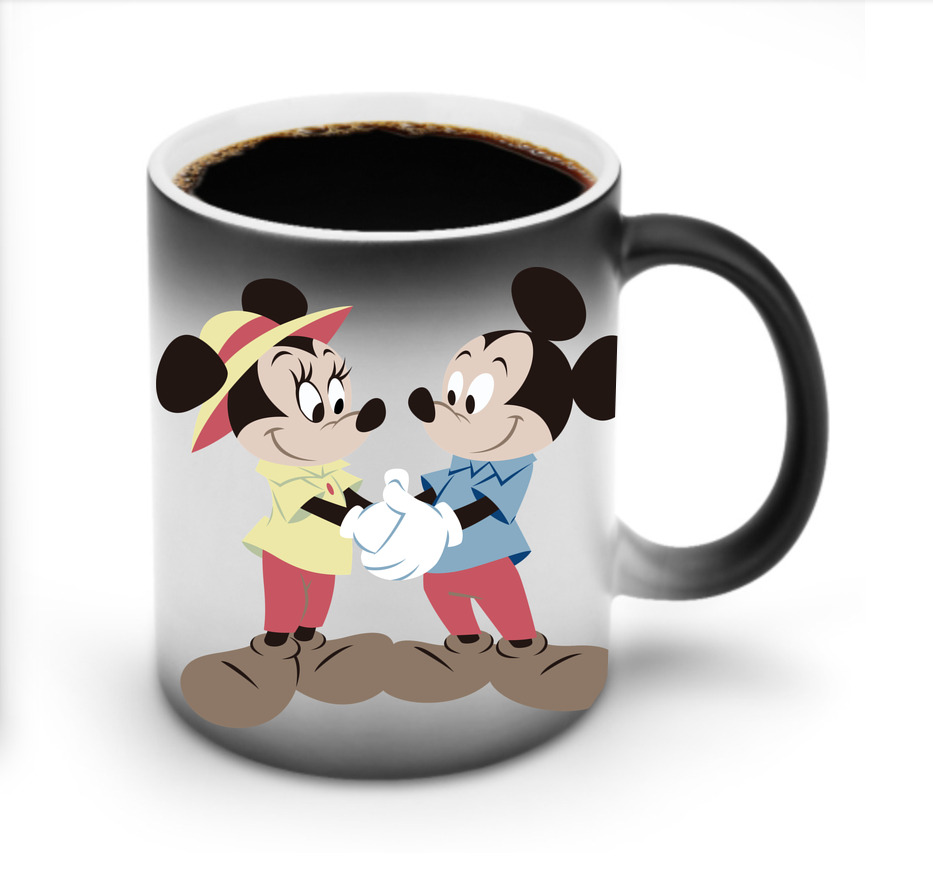 ミッキーマウス Mickey Mouse 温度変色マグカップ