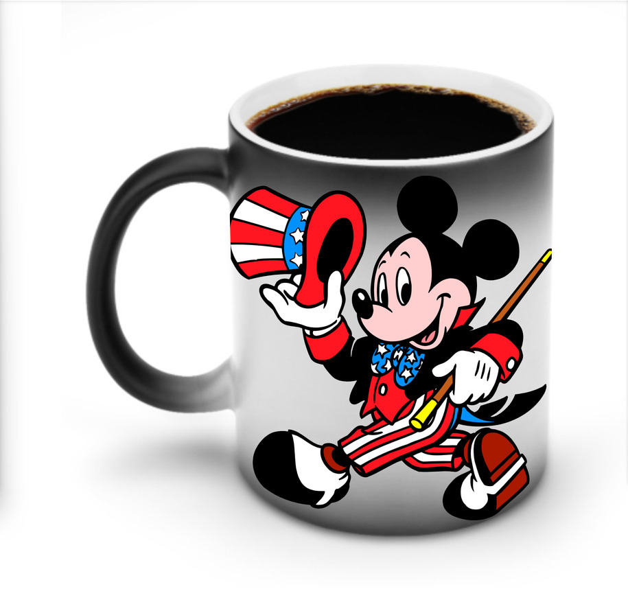 ミッキーマウス Mickey Mouse 温度変色マグカップ