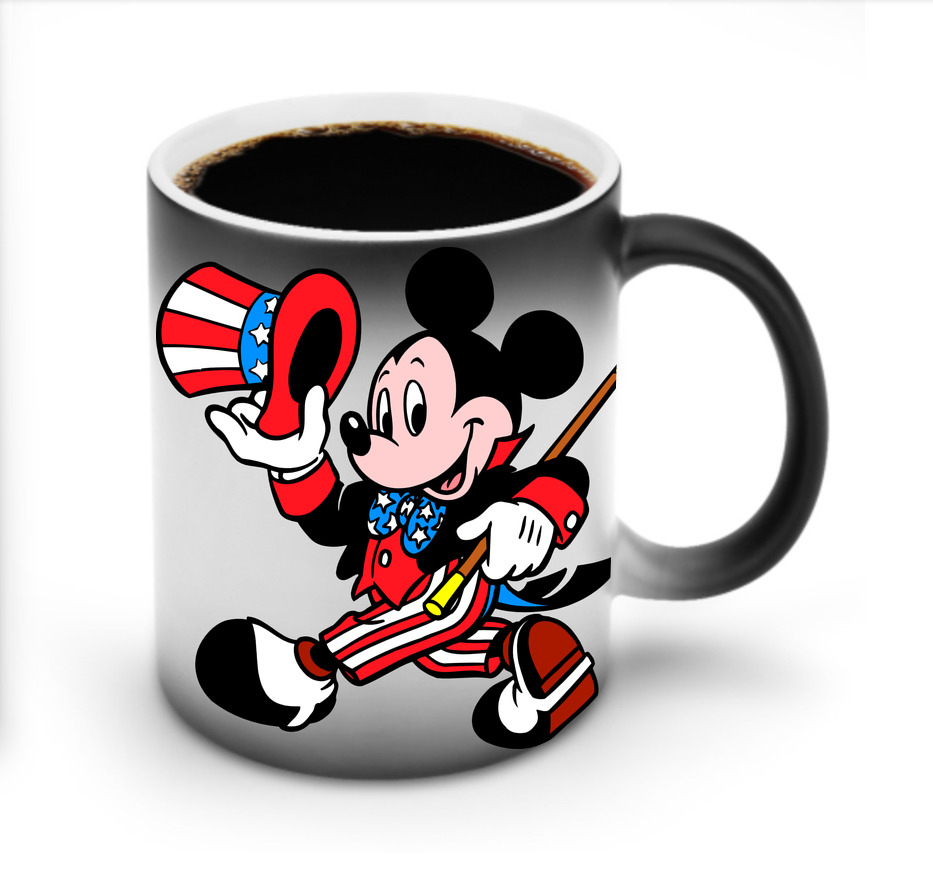 ミッキーマウス Mickey Mouse 温度変色マグカップ