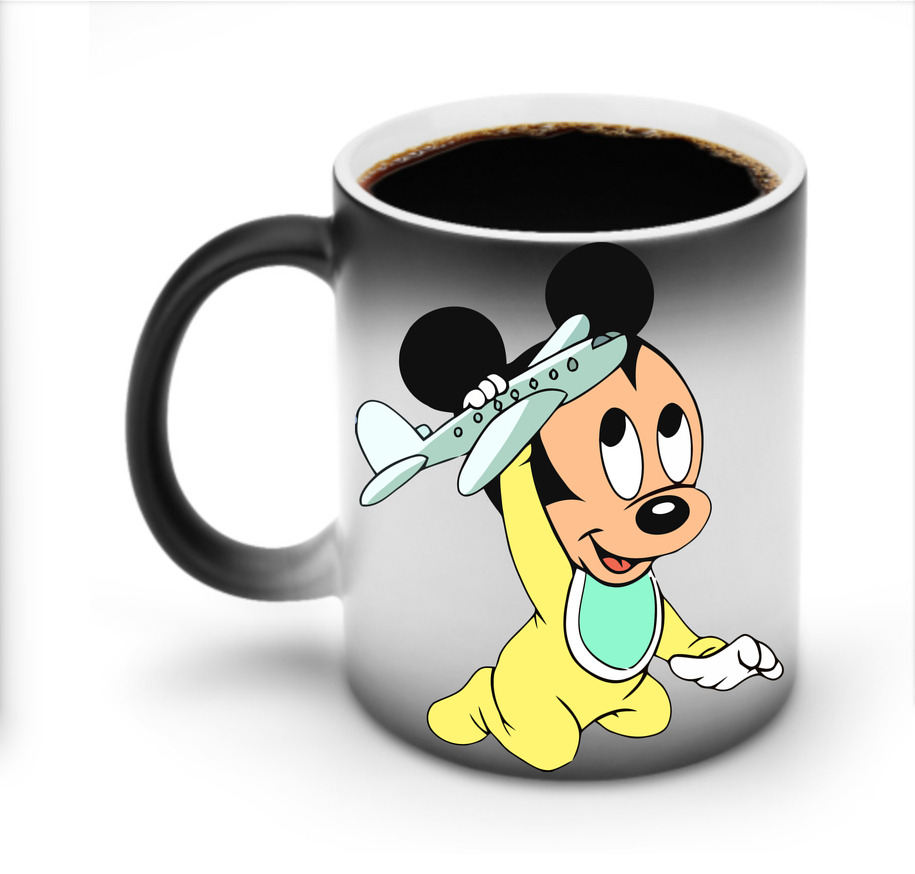ミッキーマウス Mickey Mouse 温度変色マグカップ
